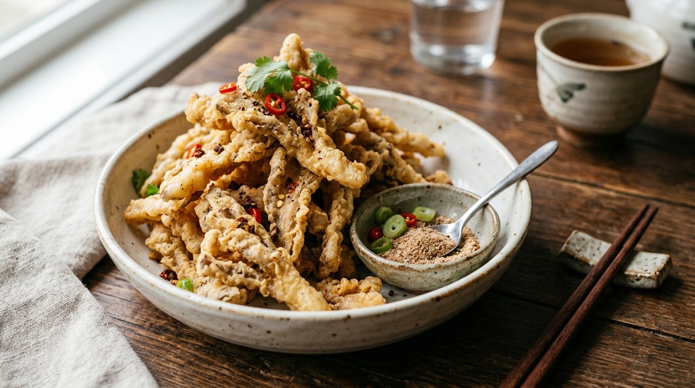 Tofu nach Yu-Xiang-Art (Yuxiang Tofu)