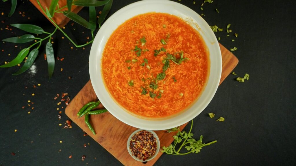 Frische Tomaten-Eierblumen-Suppe (Fanqie Danhua Tang)